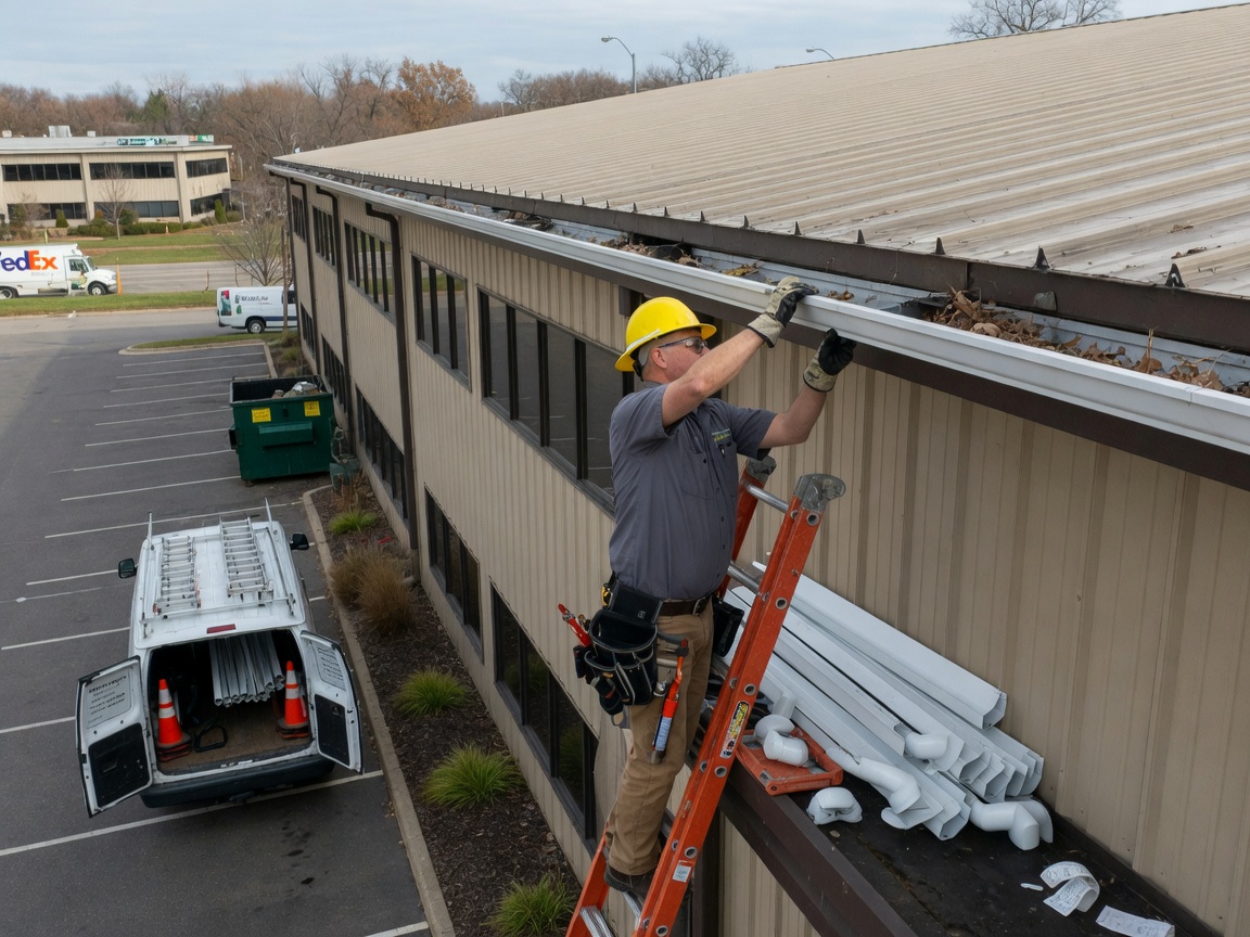 Commercial Gutters in Eden Prairie, MN